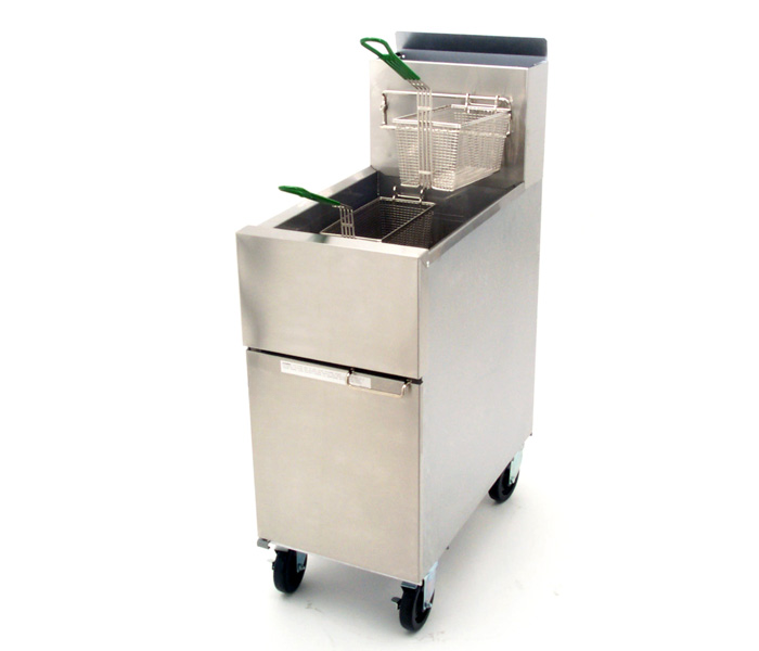 Dean Super Runner Manual Gas Fryer With Milivolt Control- Single Tank