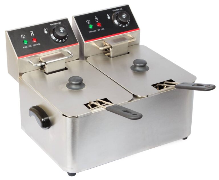 Electric Deep Fryer Double 4+4 Litre