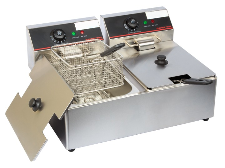 Electric Deep Fryer Double 8+8 Litre
