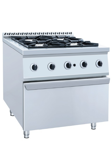 Four Burner Gas Range Prima Plus 900 With Electric Oven