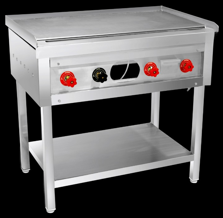 Gas Dosa Bhatti – 3 Ft With 3 Side Skirting With 1 Under Shelf