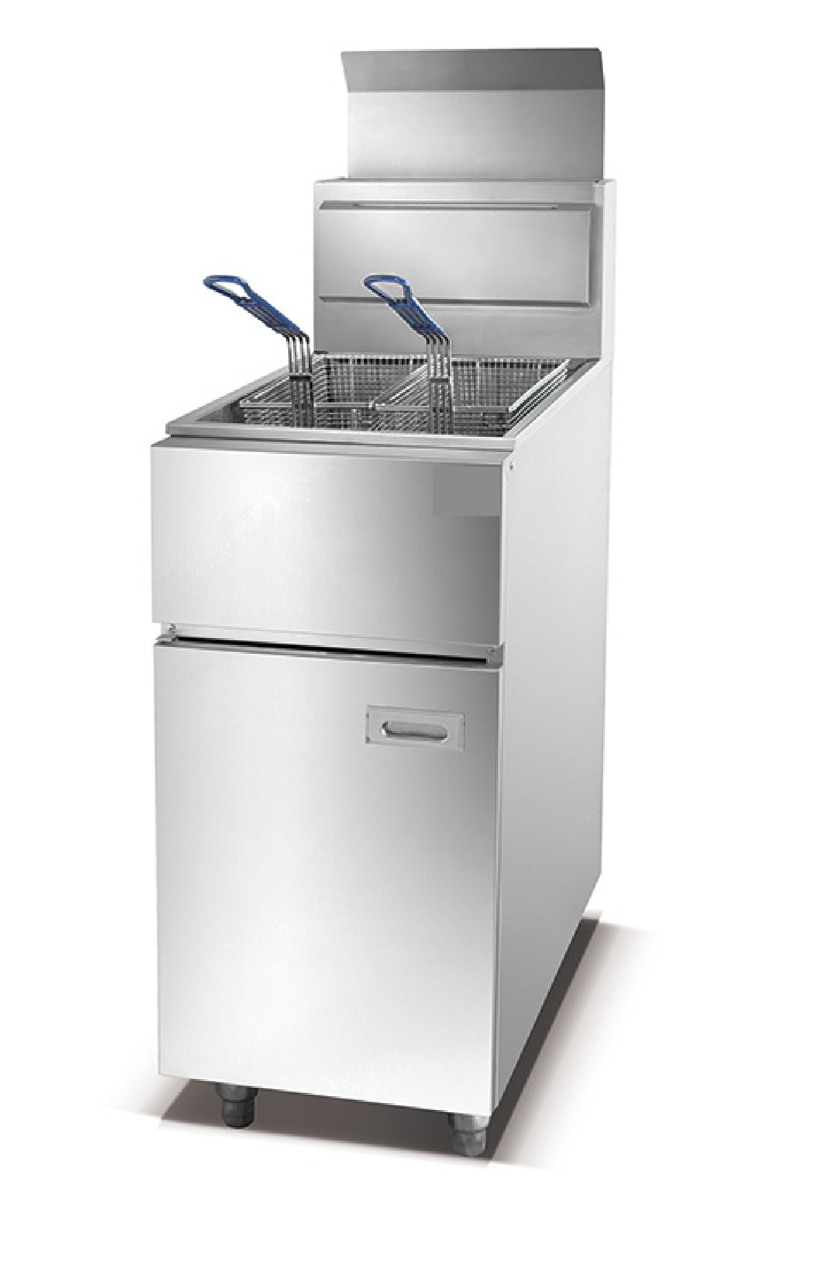 Hotmax 1-tank 2-basket Gas Fryer 25 Liters