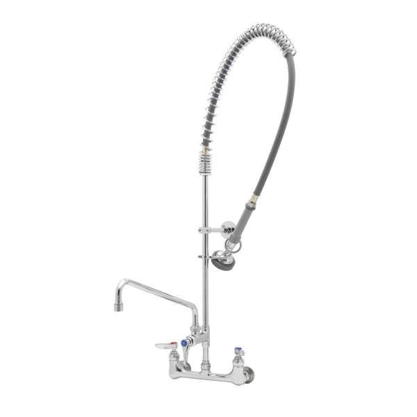 T&s Pre Rinse Unit With Add On Faucet Wall Mounted