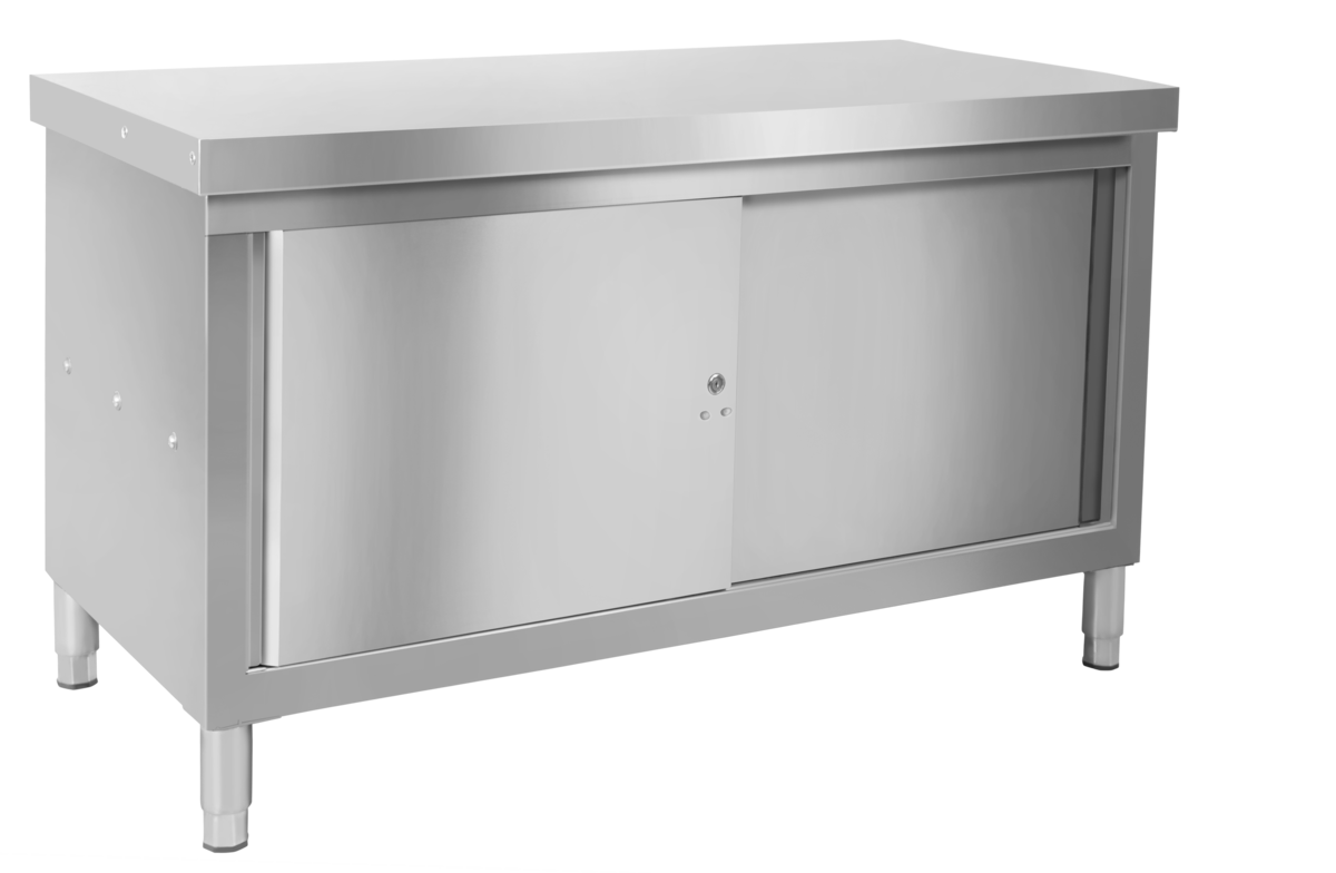 Ss Cabinet Style Work Table: 4ft