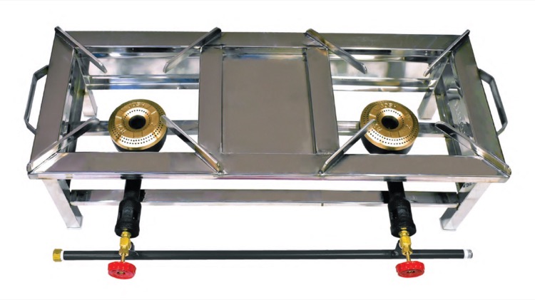 Ss Dual Burner Regular Frame 25