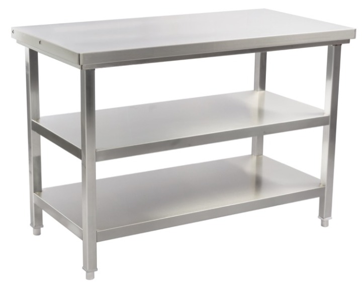 Ss Work Table With 2 U/s: 3ft
