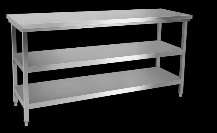 Ss Work Table With 2 U/s: 5ft