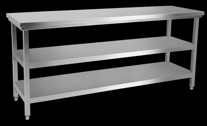 Ss Work Table With 2 U/s: 6ft