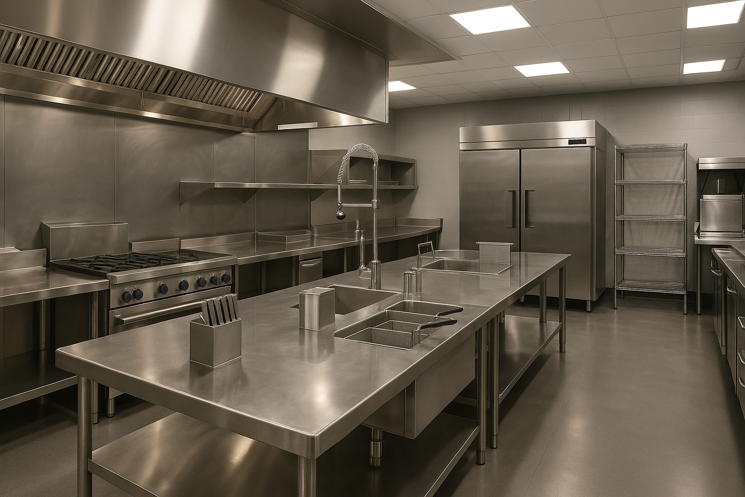 Commercial Hotel Kitchen